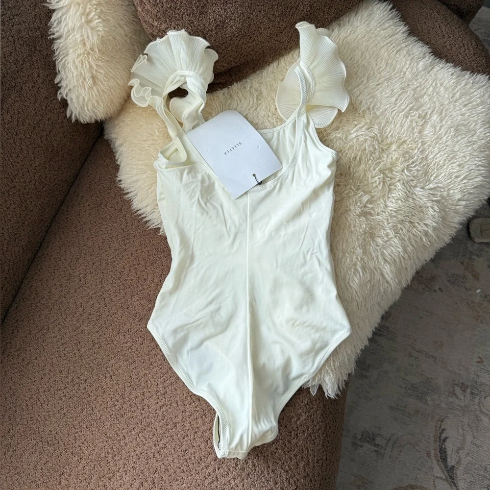 Sleeper Ruffled Sleeve Bathing Suit